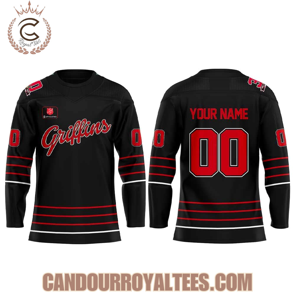 Grand Rapids Griffins Red Kettle Uniform Jersey