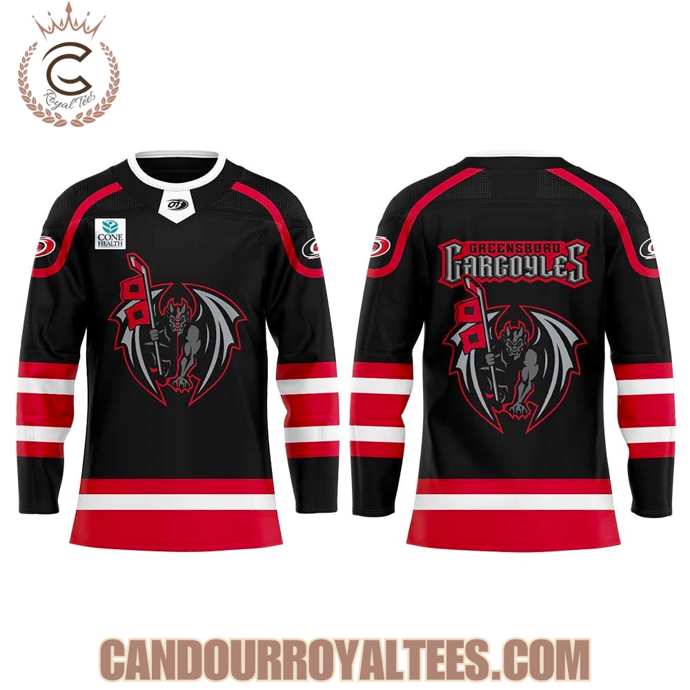 Greensboro Gargoyles X Canes Affiliation Weekend 2026 Hockey Jersey