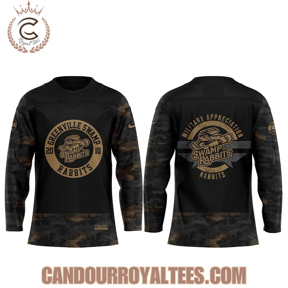 Greenville Swamp Rabbits X Military Appreciation 2025 Jersey