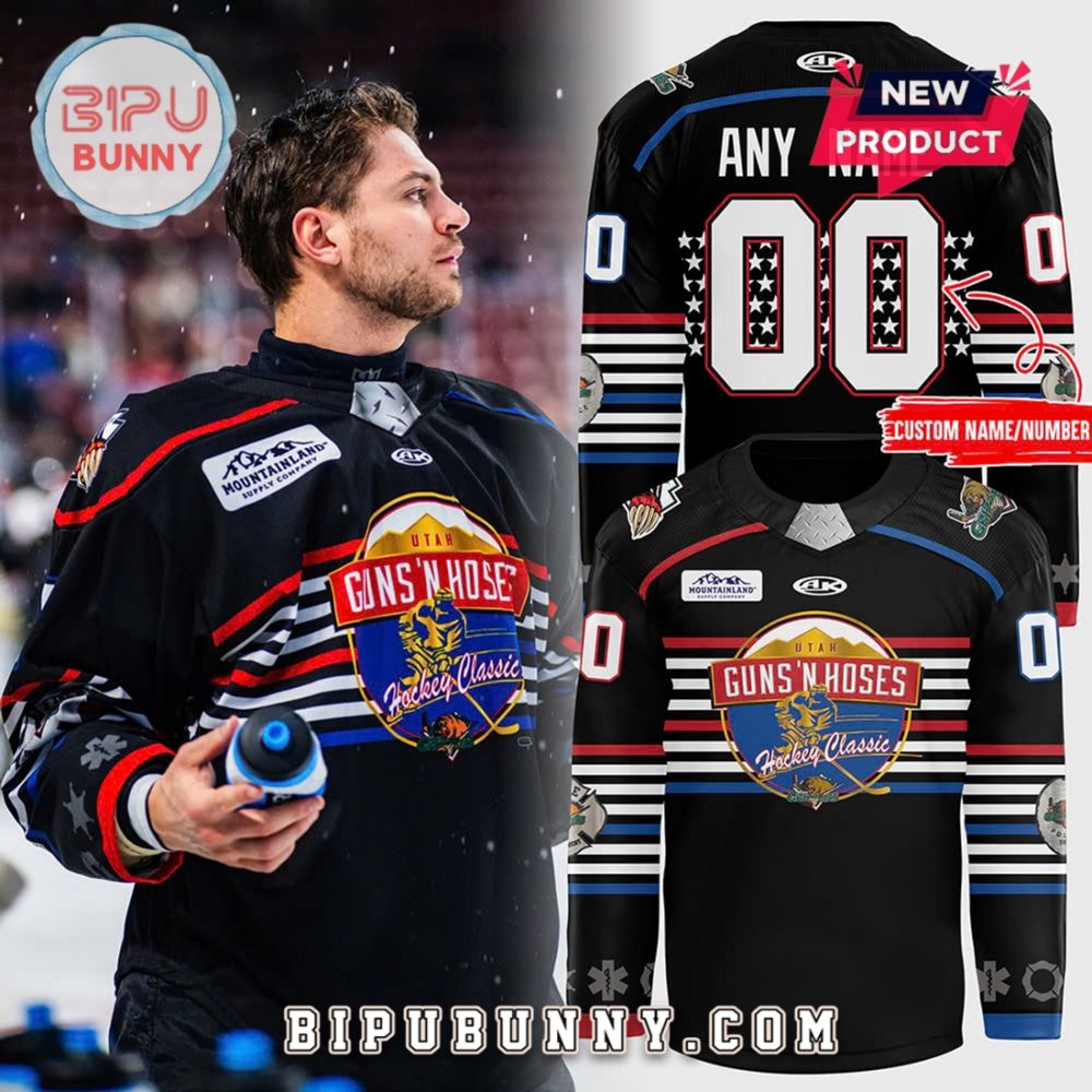 Grizzlies Guns &amp;Amp; Hoses Auction New Hockey Jersey