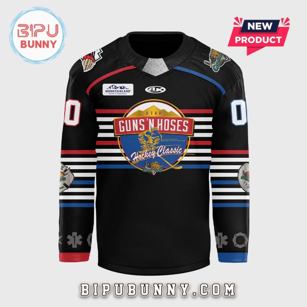 Grizzlies Guns &amp;Amp; Hoses Auction New Hockey Jersey