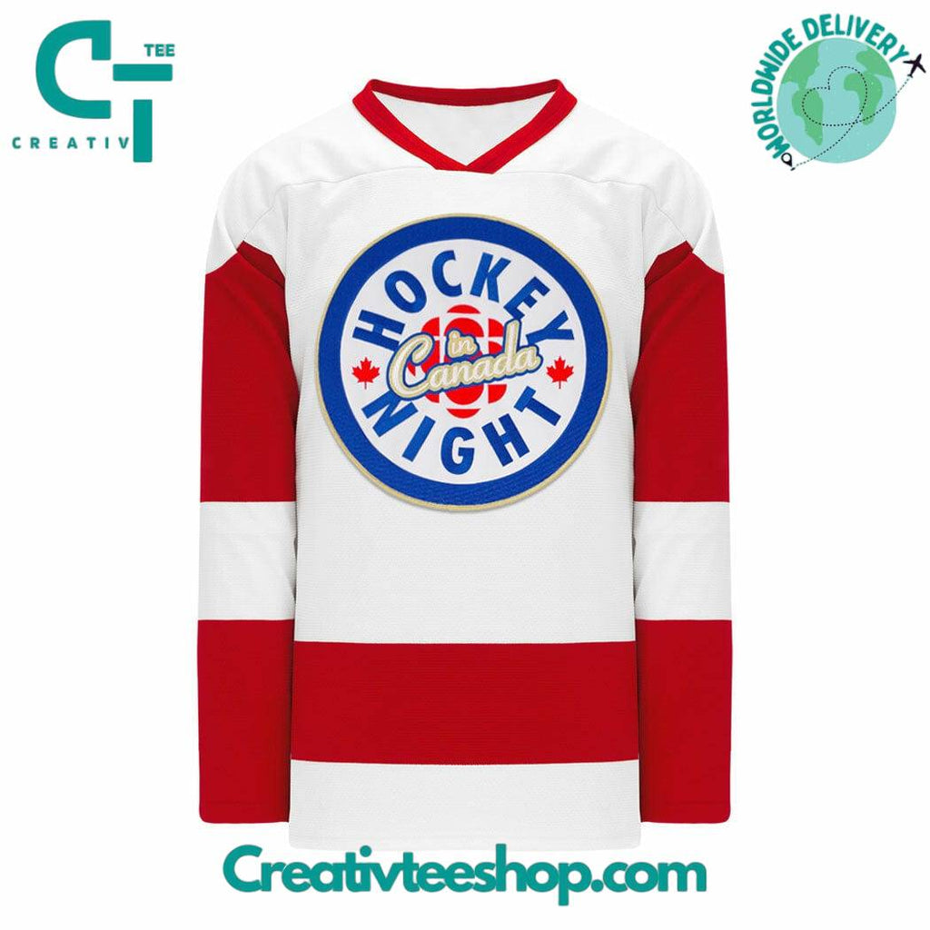 Detroit Red Wings Hockey Night In Canada Hockey Jersey