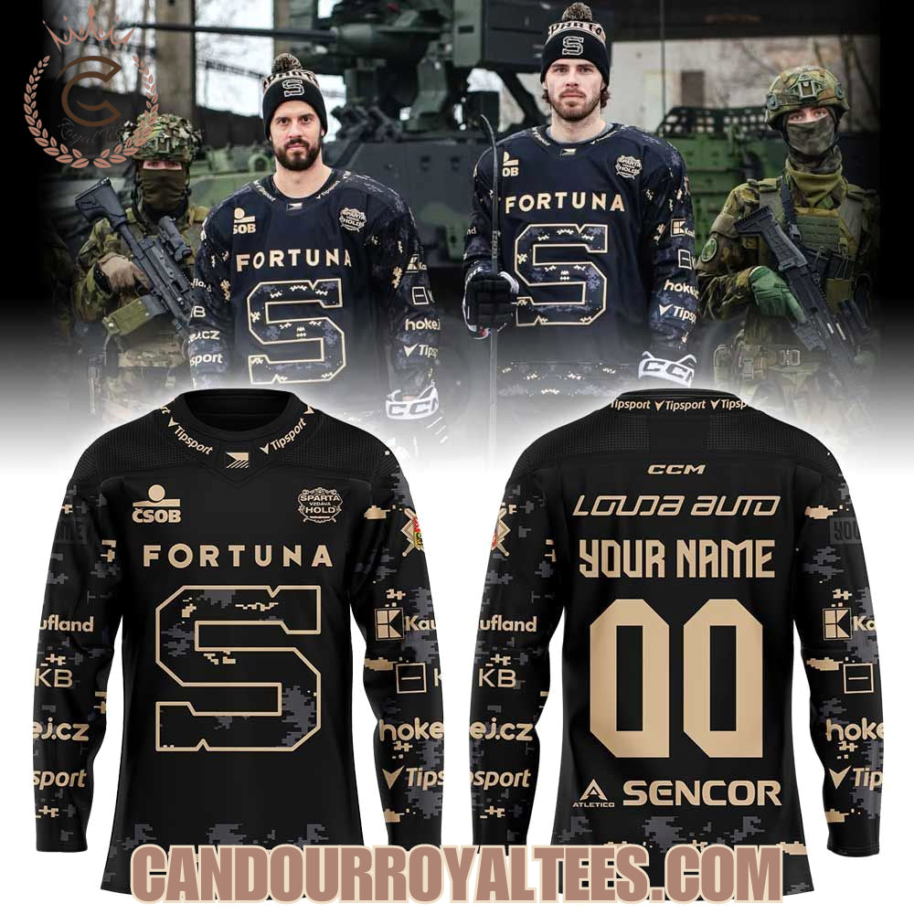 Hc Sparta Praha Sparta Give Up Hold Uniform 2026 Hockey Jersey