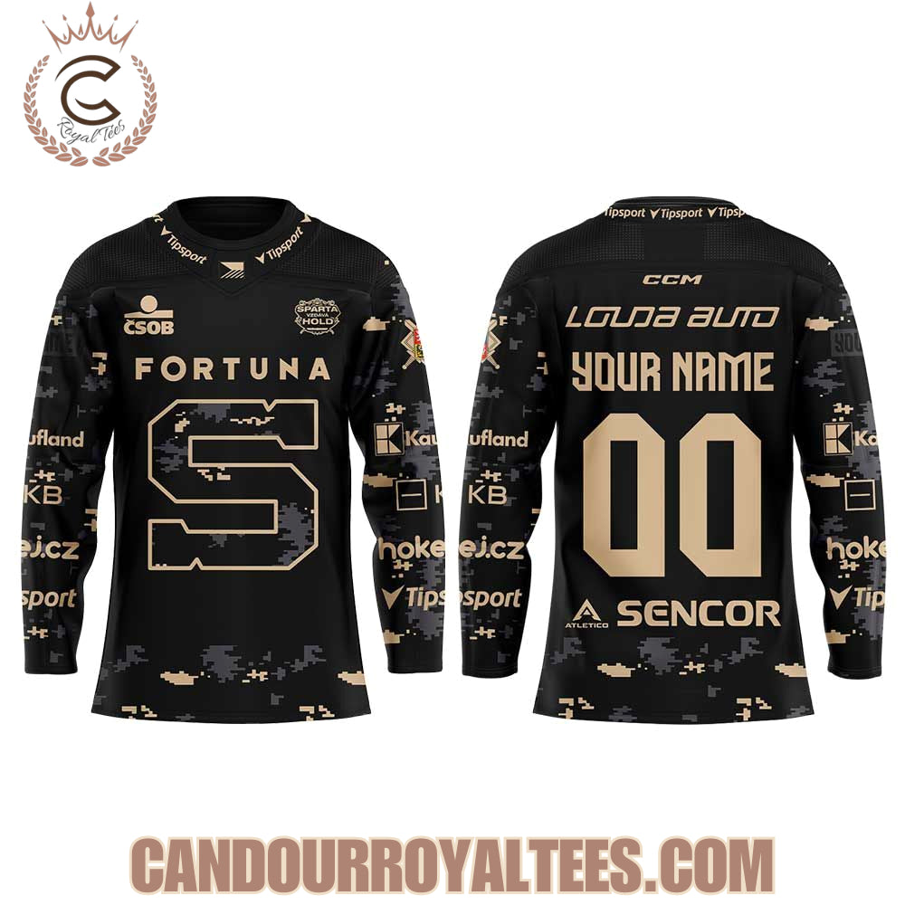 Hc Sparta Praha Sparta Give Up Hold Uniform 2026 Hockey Jersey