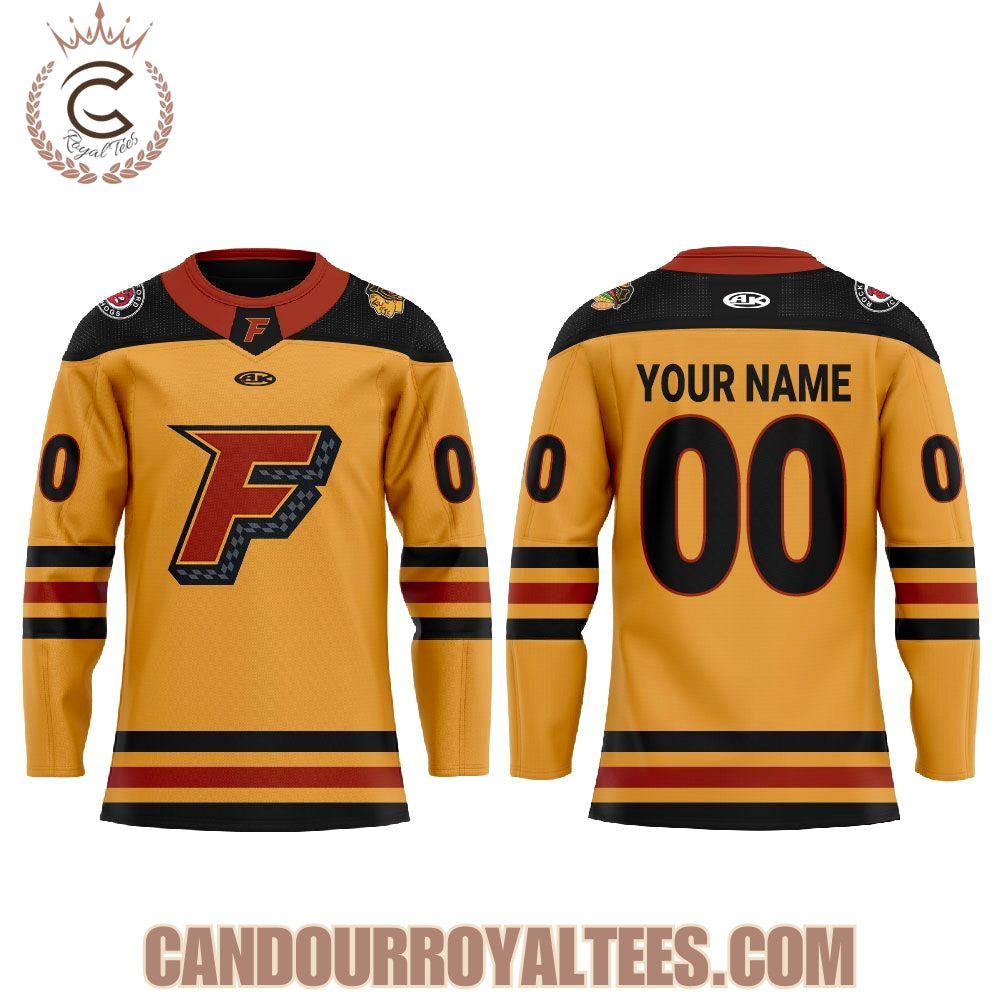 Indy Fuel And It Was All Yellow Hockey Jersey