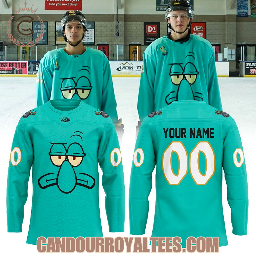 Iowa Heartlanders Spongebob Uniform Jersey