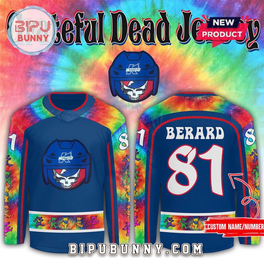 Kalamazoo Wings X Grateful Dead Hockey Jersey