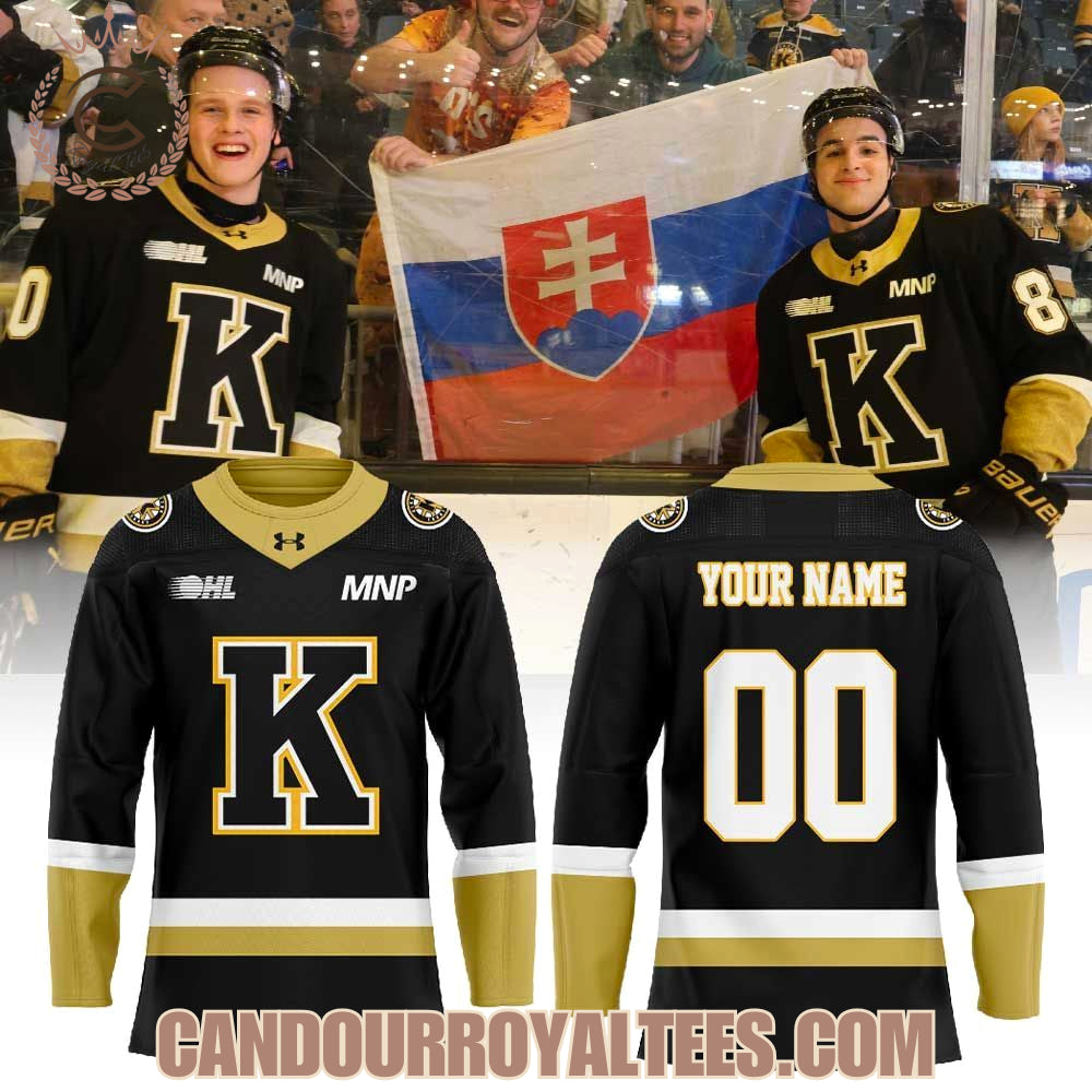 Kingston Frontenacs Our Dark-Colored Jerseys Have Arrived Too! Hockey Jersey