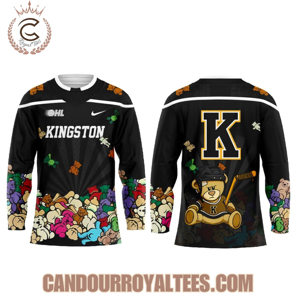 Kingston Frontenacs Teddy Bear Toss Night Jersey