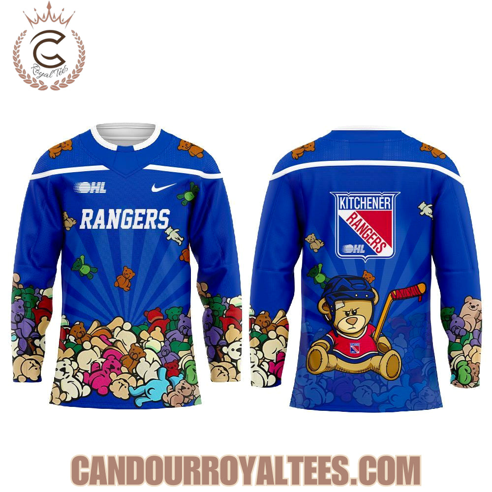 Kitchener Rangers Teddy Bear Toss Night Jersey