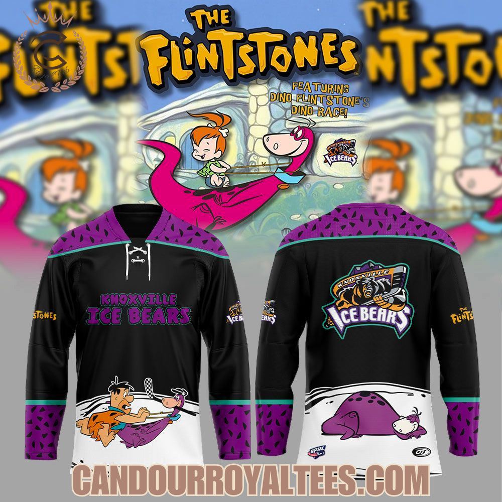 Knoxville Ice Bears Dino Flintstone’S Dino Race Jersey