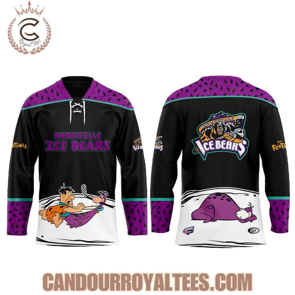 Knoxville Ice Bears Dino Flintstone’S Dino Race Jersey