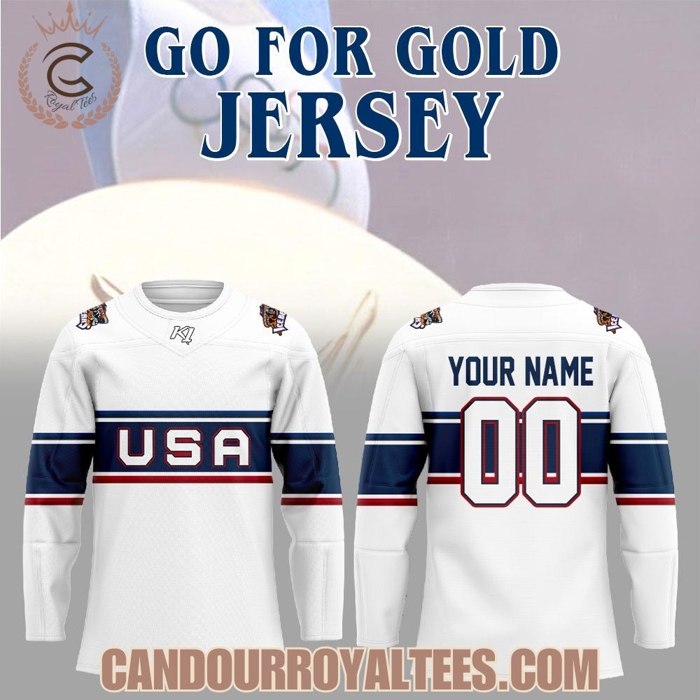 Knoxville Ice Bears Go For Gold Night Hockey Jersey
