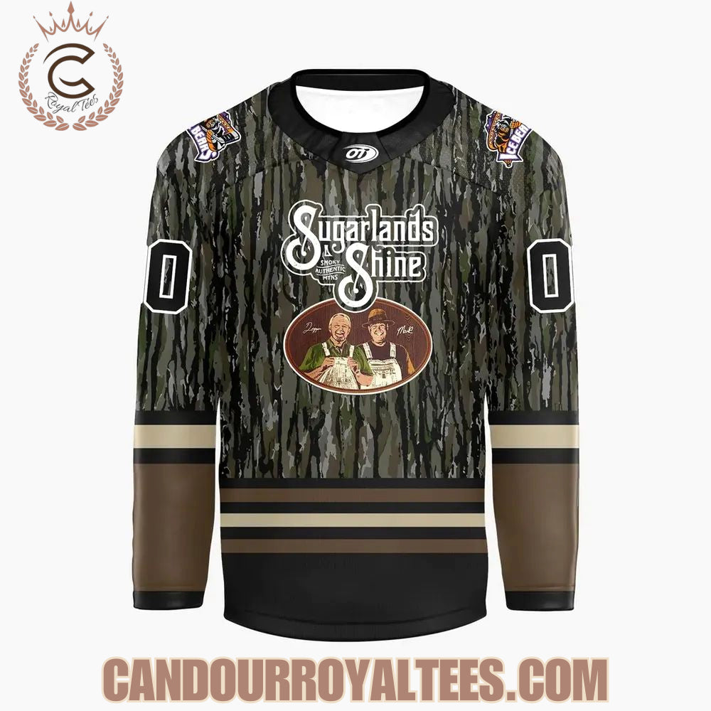 Knoxville Ice Bears Moonshiner Realtree Night Hockey Jersey