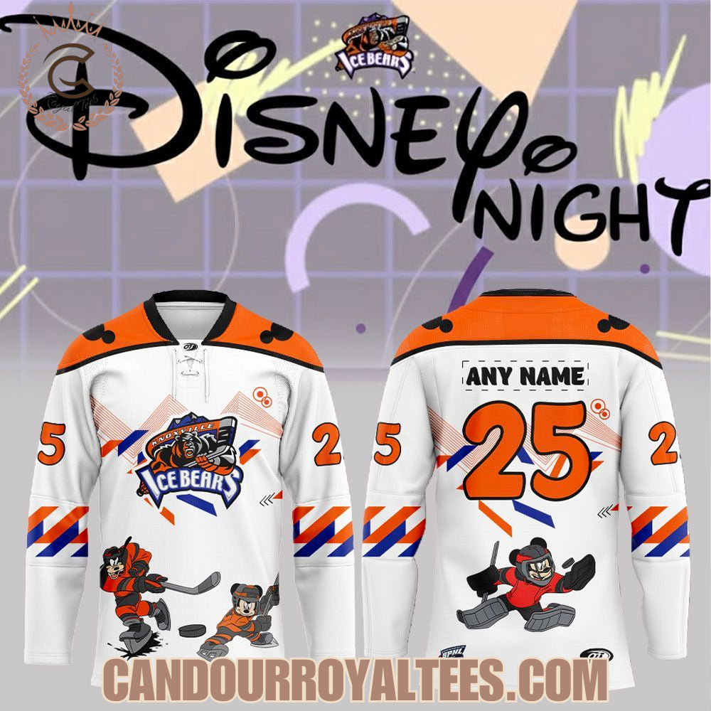 Knoxville Ice Bears X Mickey Mouse Disney Night Jersey