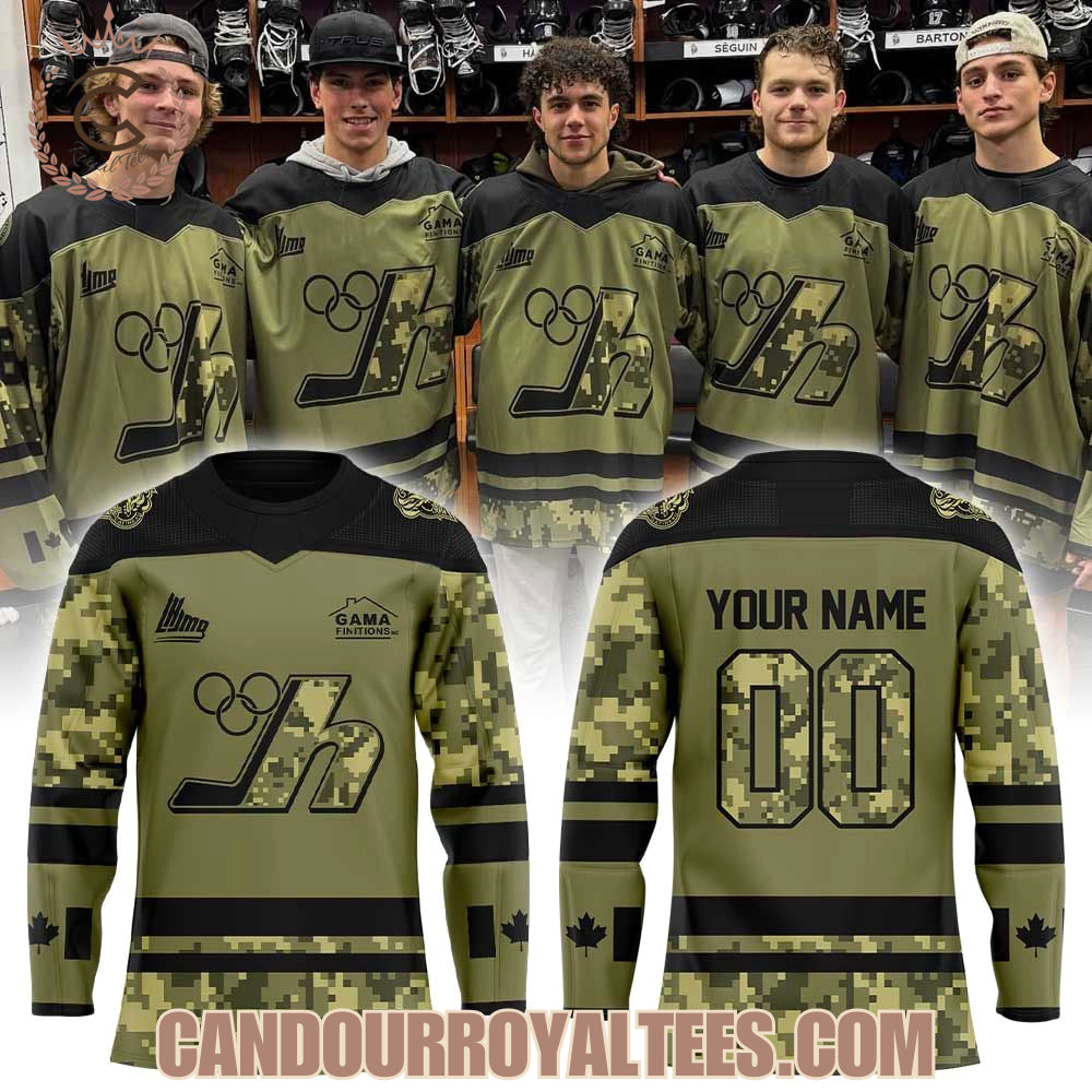 Les Olympiques De Gatineau Memorial Veterans Jersey