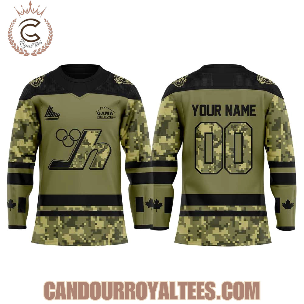 Les Olympiques De Gatineau Memorial Veterans Jersey