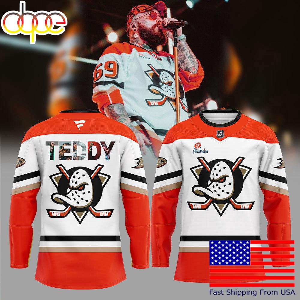 Limited Edition Anaheim Ducks X Teddy Swims Hockey Jersey