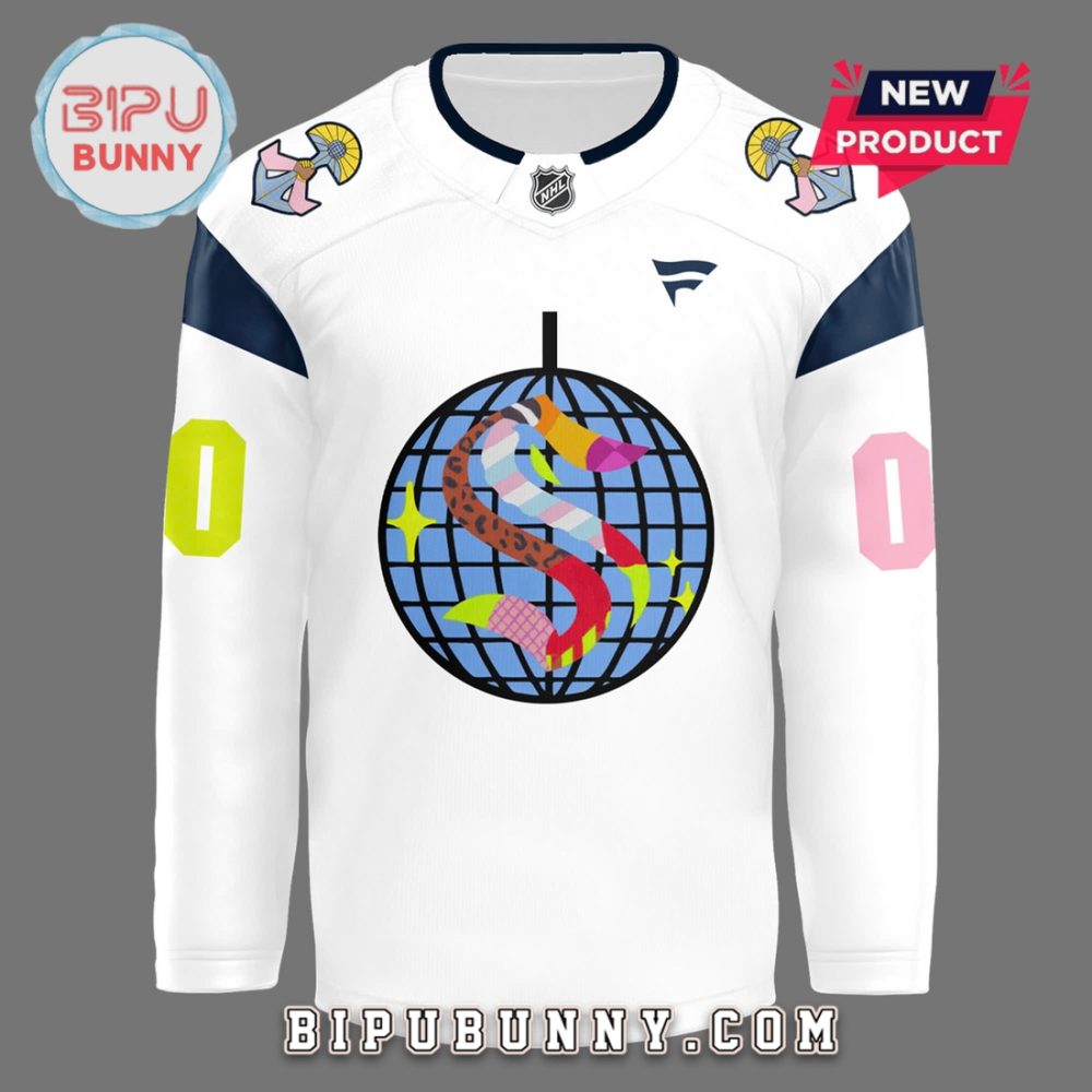 Limited Seattle Kraken X 2025 Pride Night White Hockey Jersey