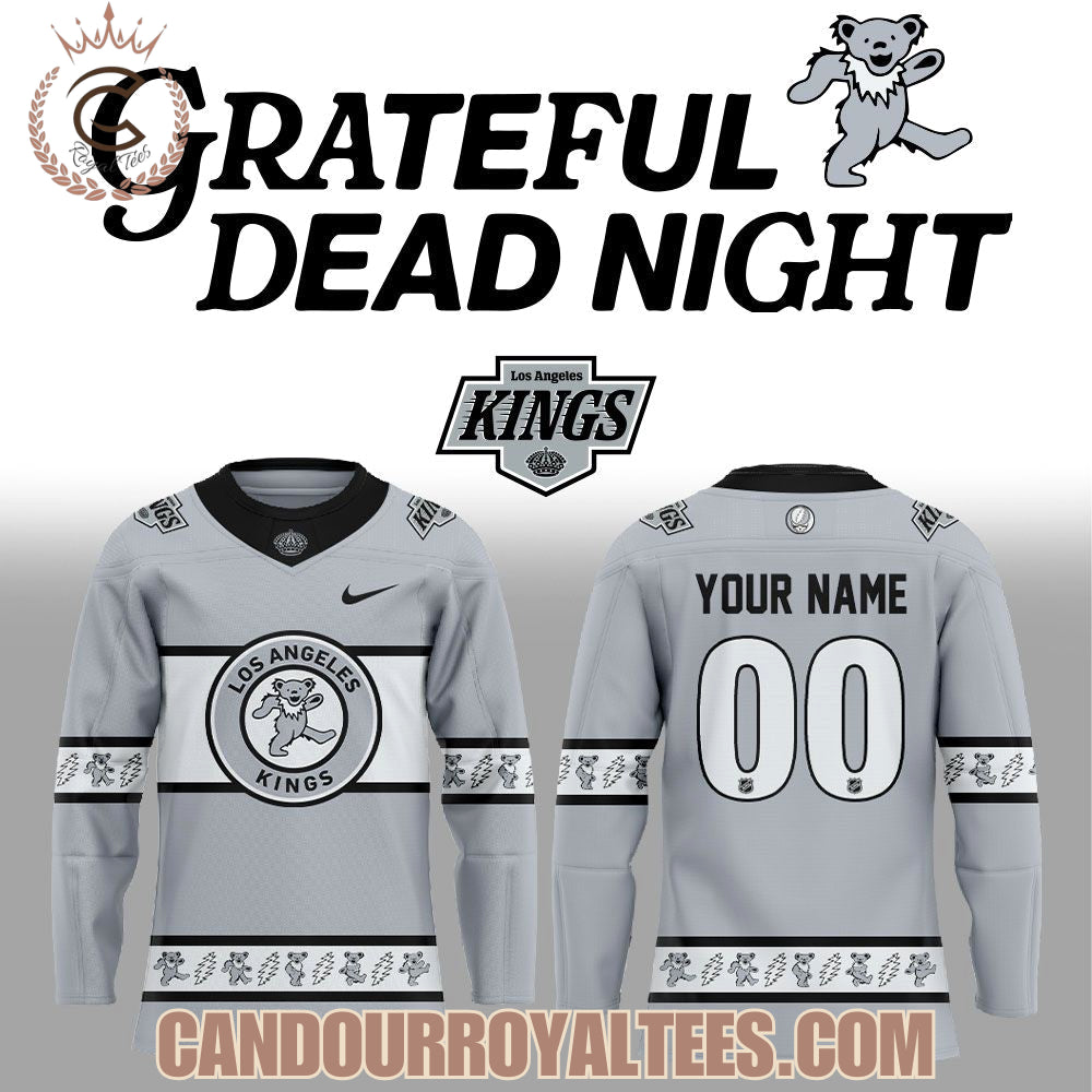 Los Angeles Kings 2026 Grateful Dead Night Hockey Jersey