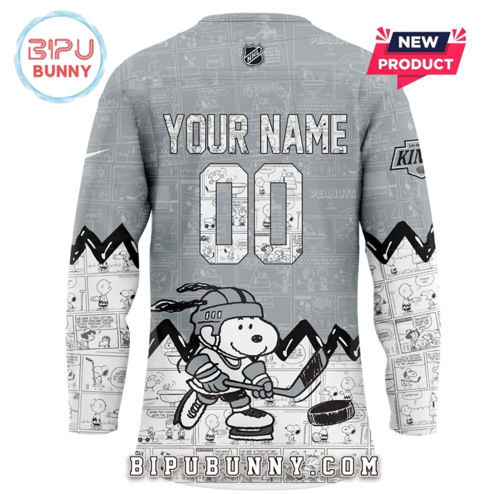 Los Angeles Kings 75Th Anniversary Of Peanuts Hockey Jersey