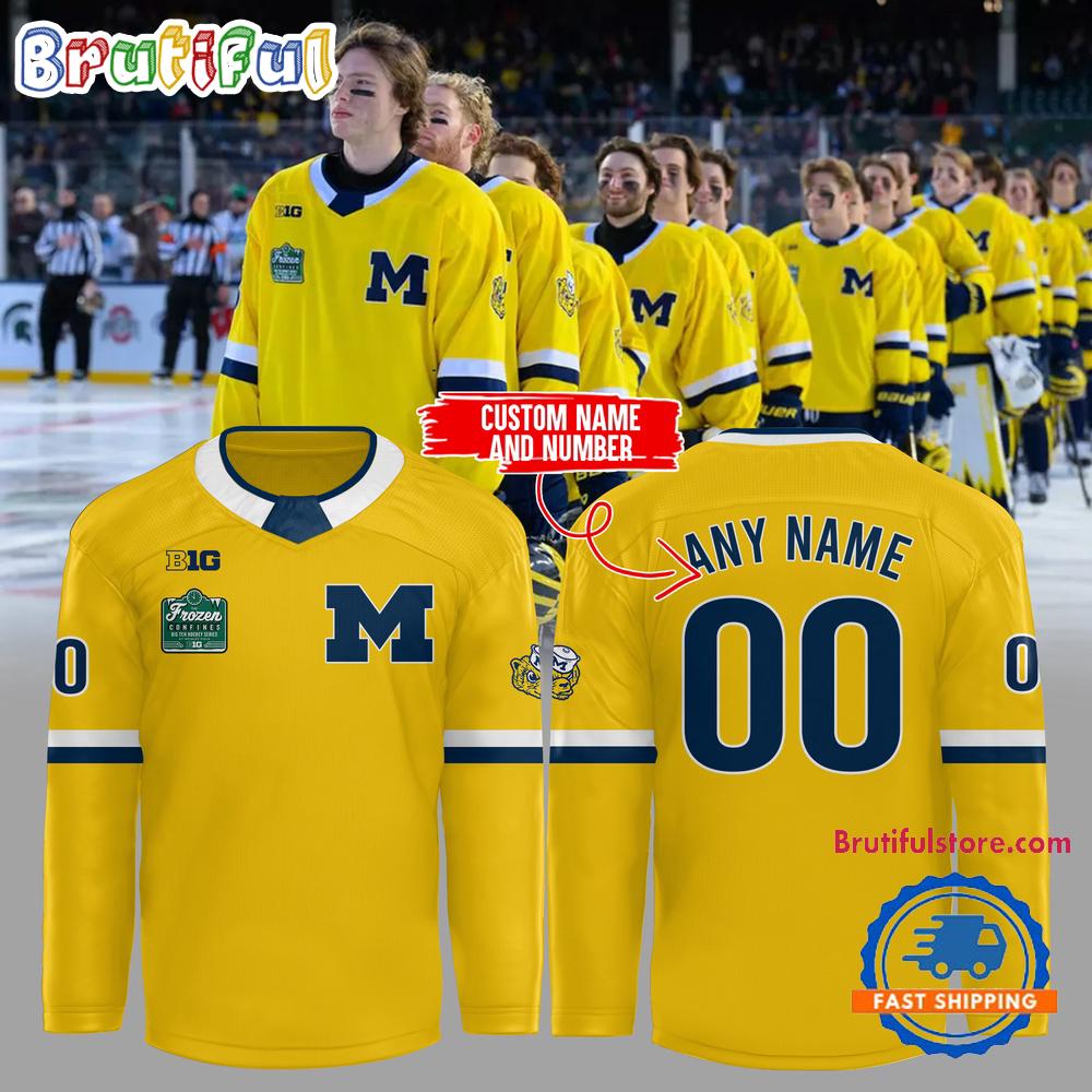Michigan Wolverines Special Wrigley Field Hockey Jersey
