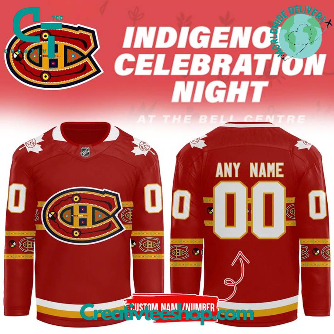 Canadiens Montral X 2025 Indigenous Celebrations Night Special Hockey Jersey