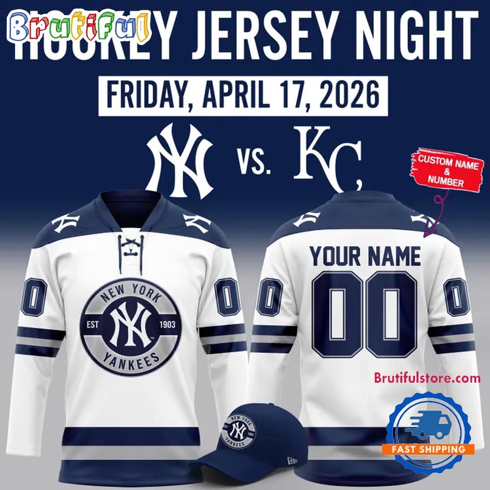 New York Yankees Hockey Jersey Night 2026 Limited Edition Jersey Shirt