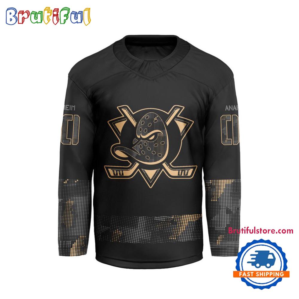 NHL Anaheim Ducks Military Appreciation Design Hockey Jersey