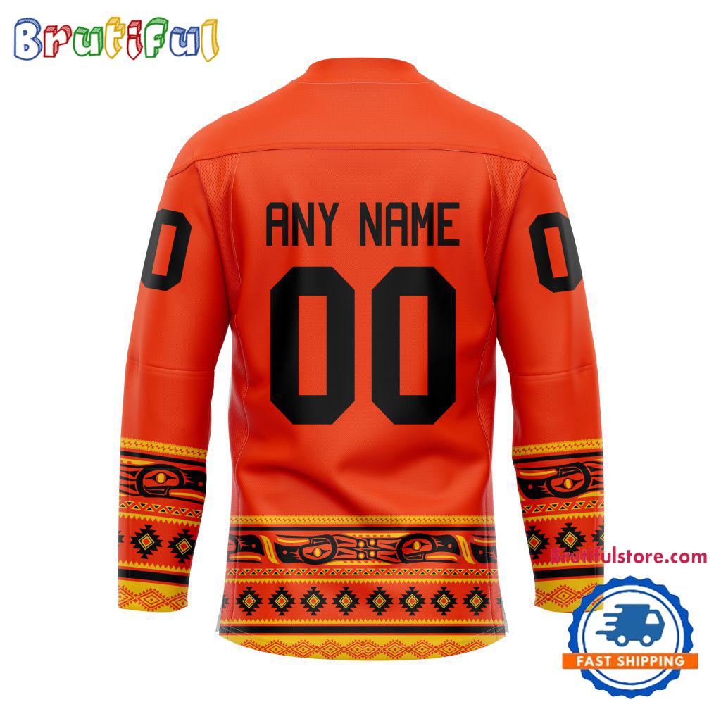 NHL Anaheim Ducks National Day For Truth And Reconciliation Design Hockey Jersey, Sport Jersey Shirt