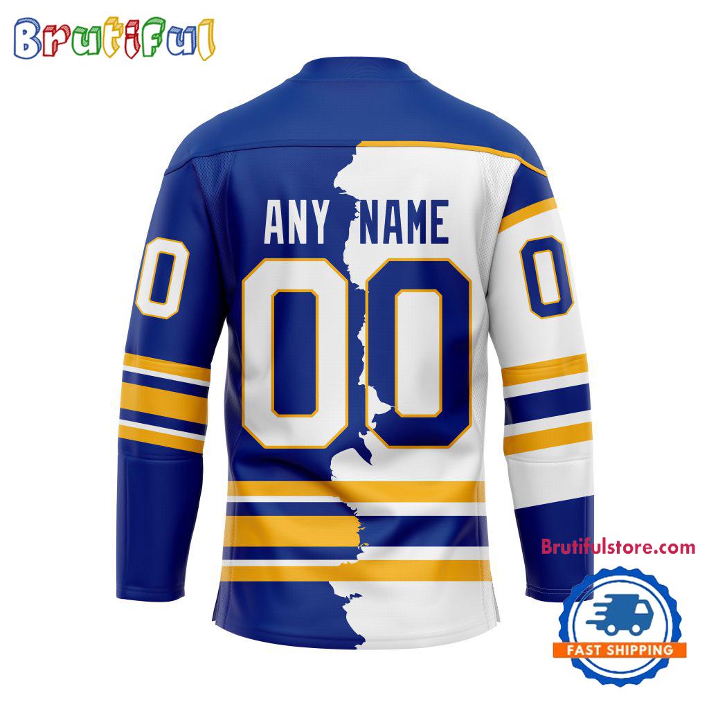NHL Buffalo Sabres Home Mix Away New Design Hockey Jersey