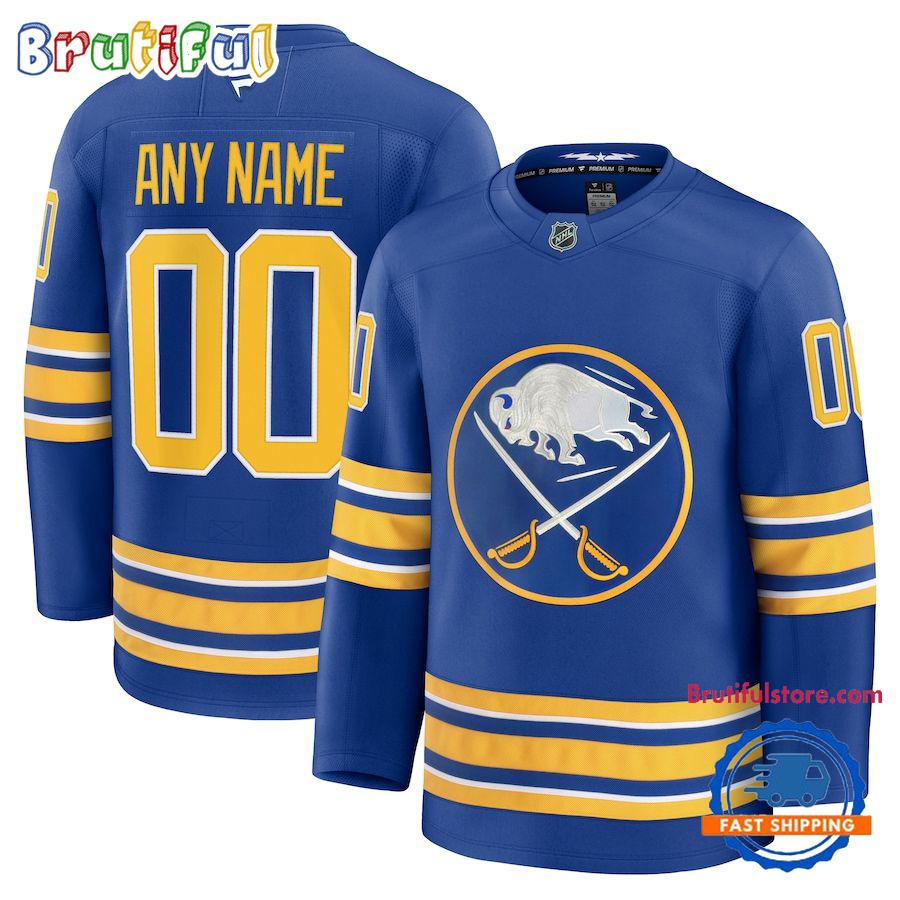 NHL Buffalo Sabres Home Premium Custom Hockey Jersey