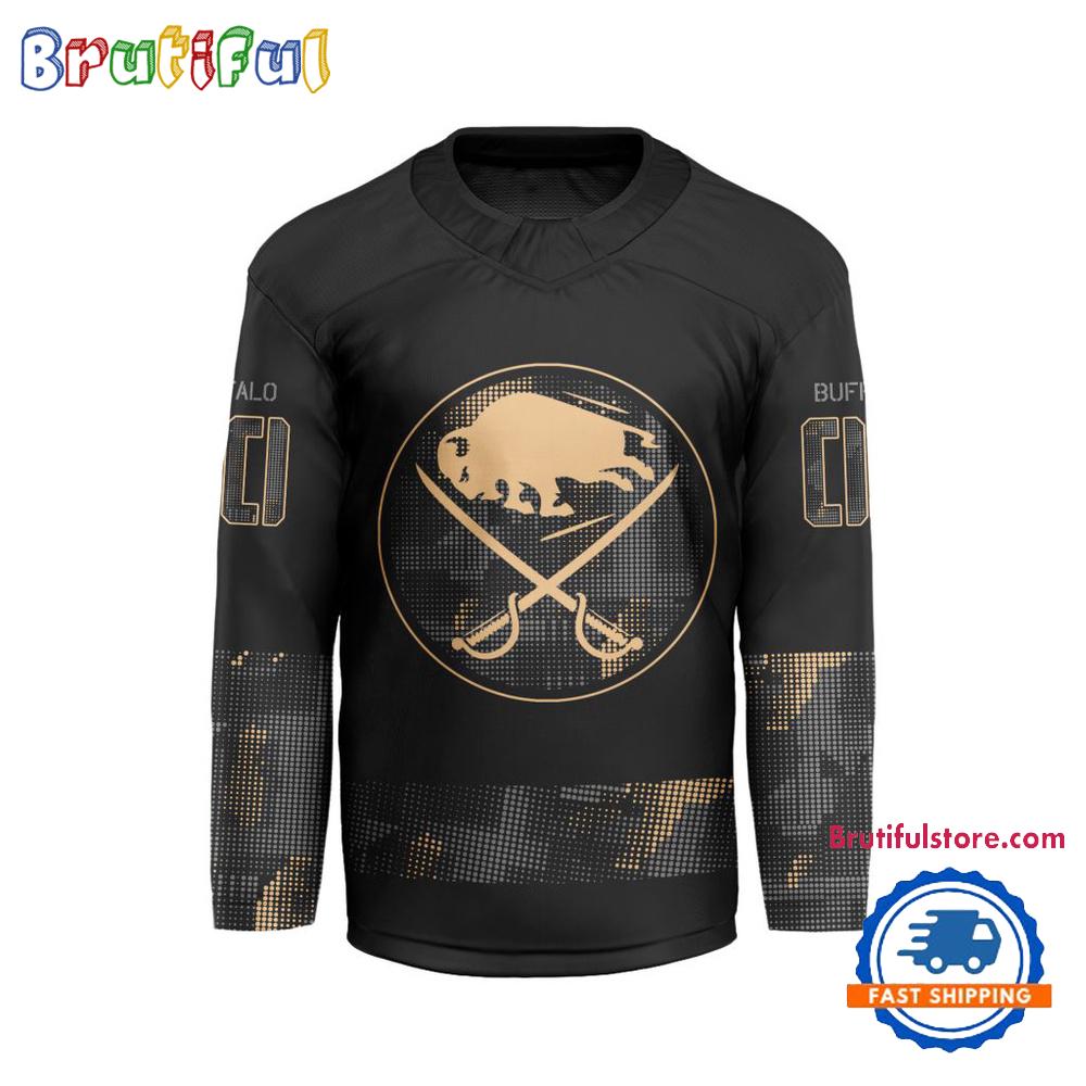 NHL Buffalo Sabres Military Appreciation Design Hockey Jersey