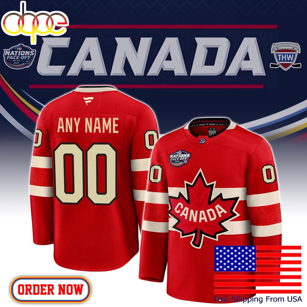 NHL Canada 4 Nations Face-Off 2025 Hockey Jersey