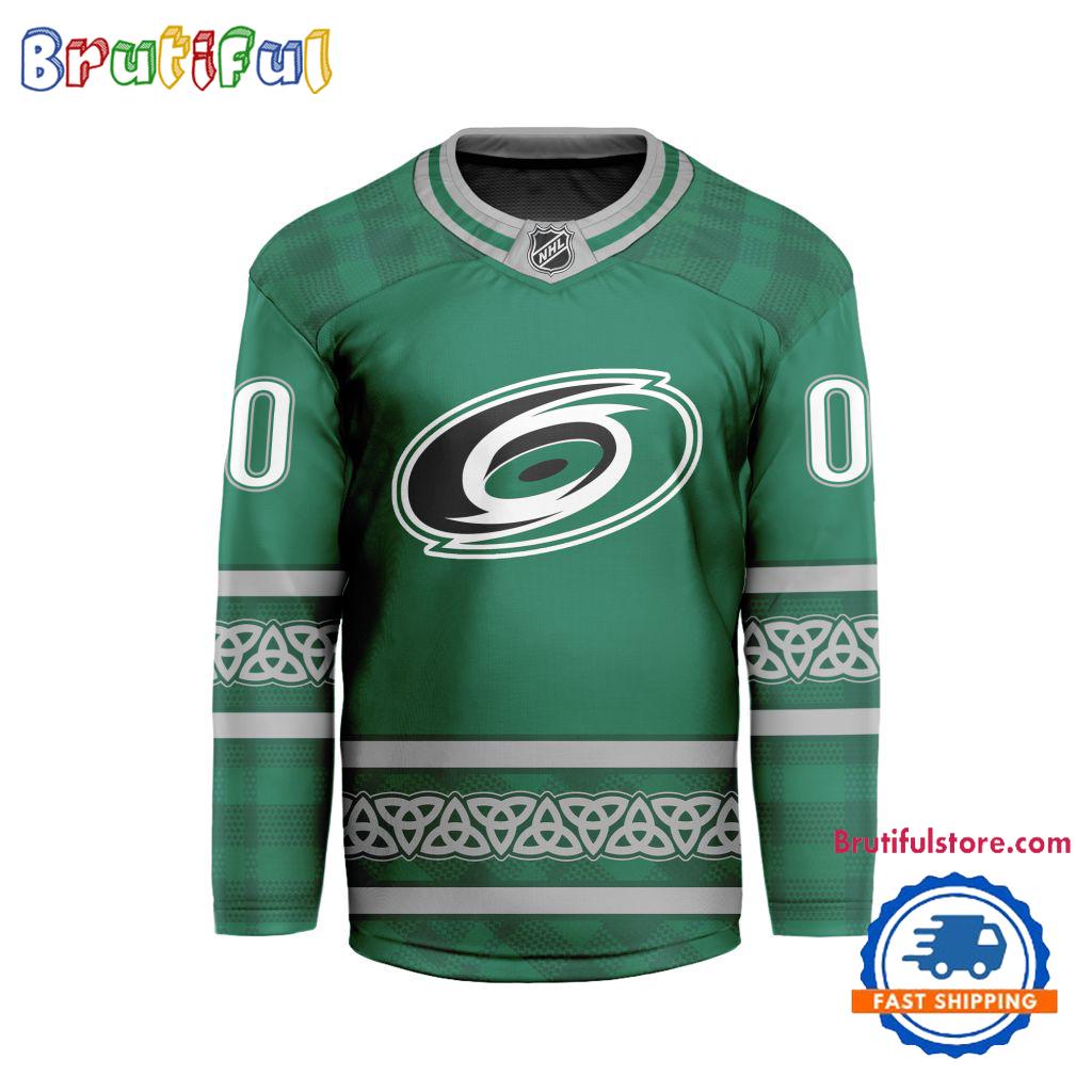 NHL Carolina Hurricanes For St.Patrick's Day Limited New Hockey Jersey