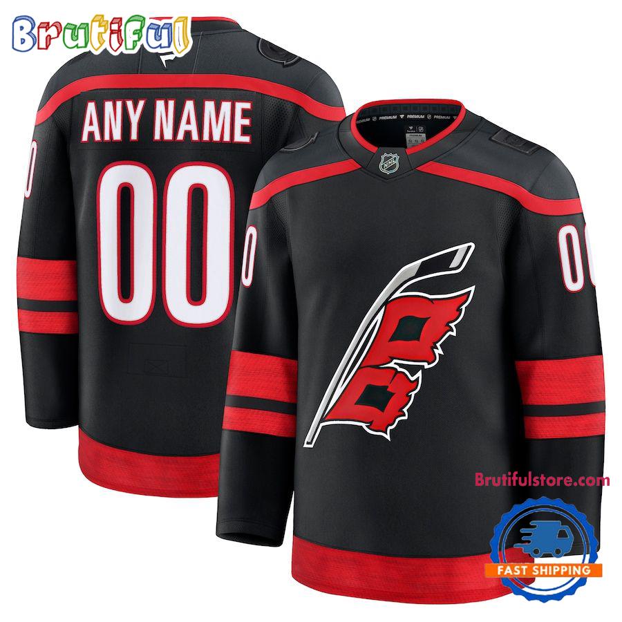 NHL Carolina Hurricanes Home Premium Custom Hockey Jersey