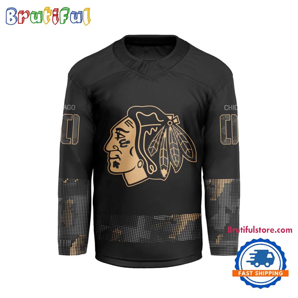 NHL Chicago Blackhawks Military Appreciation Design Hockey Jersey
