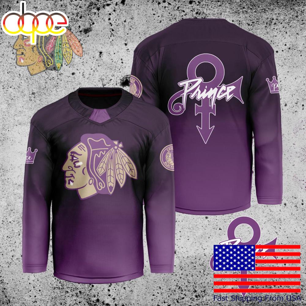 NHL Chicago Blackhawks Prince Custom Hockey Jersey