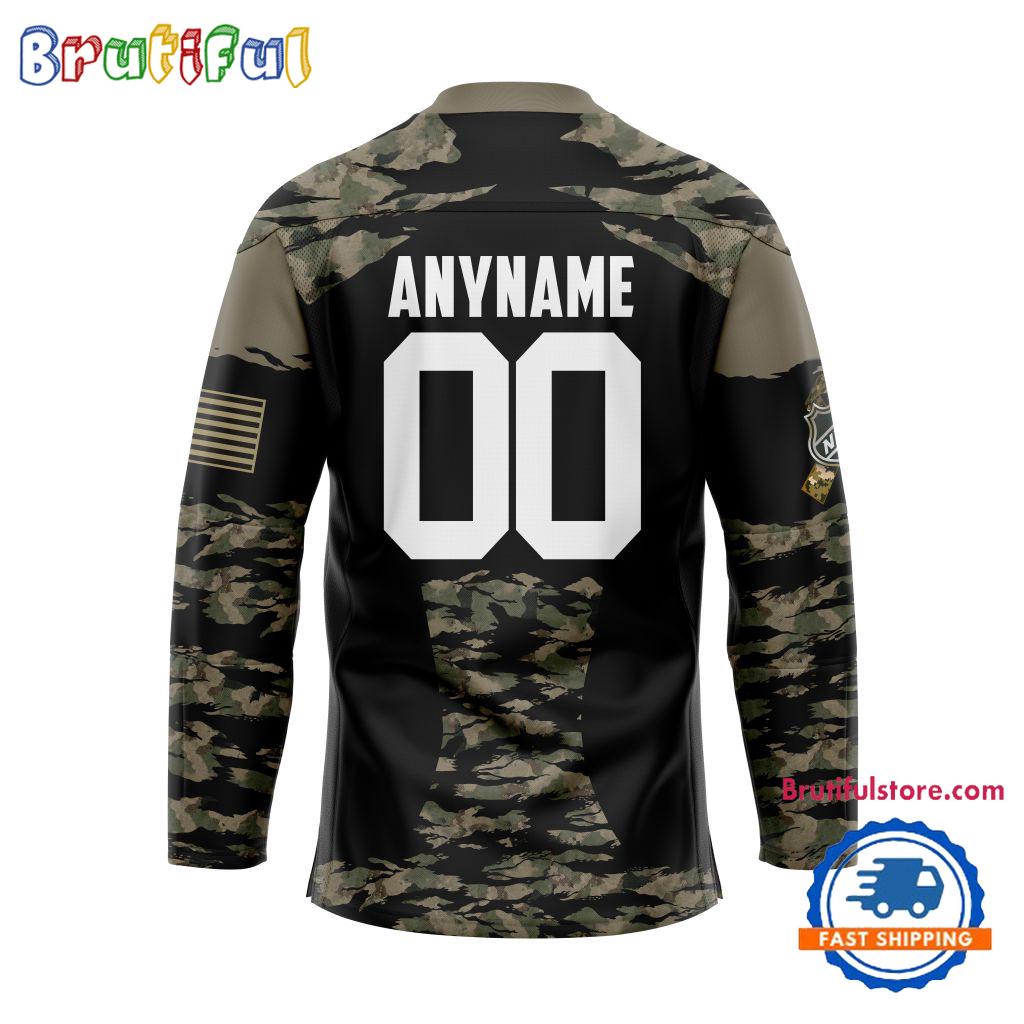 NHL Colorado Avalanche Custom Honoring Veterans Camo Hockey Jersey