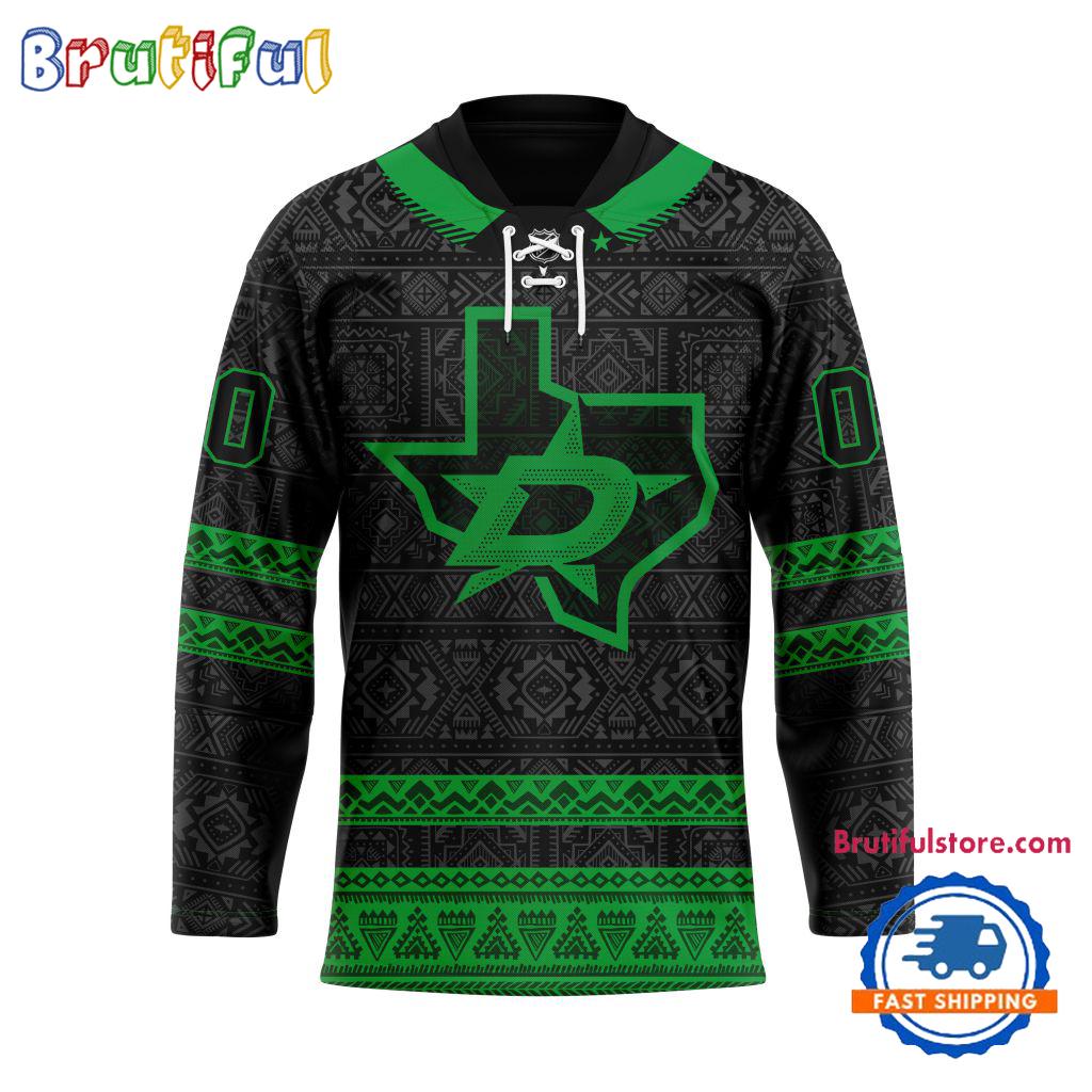 NHL Dallas Stars Personalized Native American Hockey Jersey
