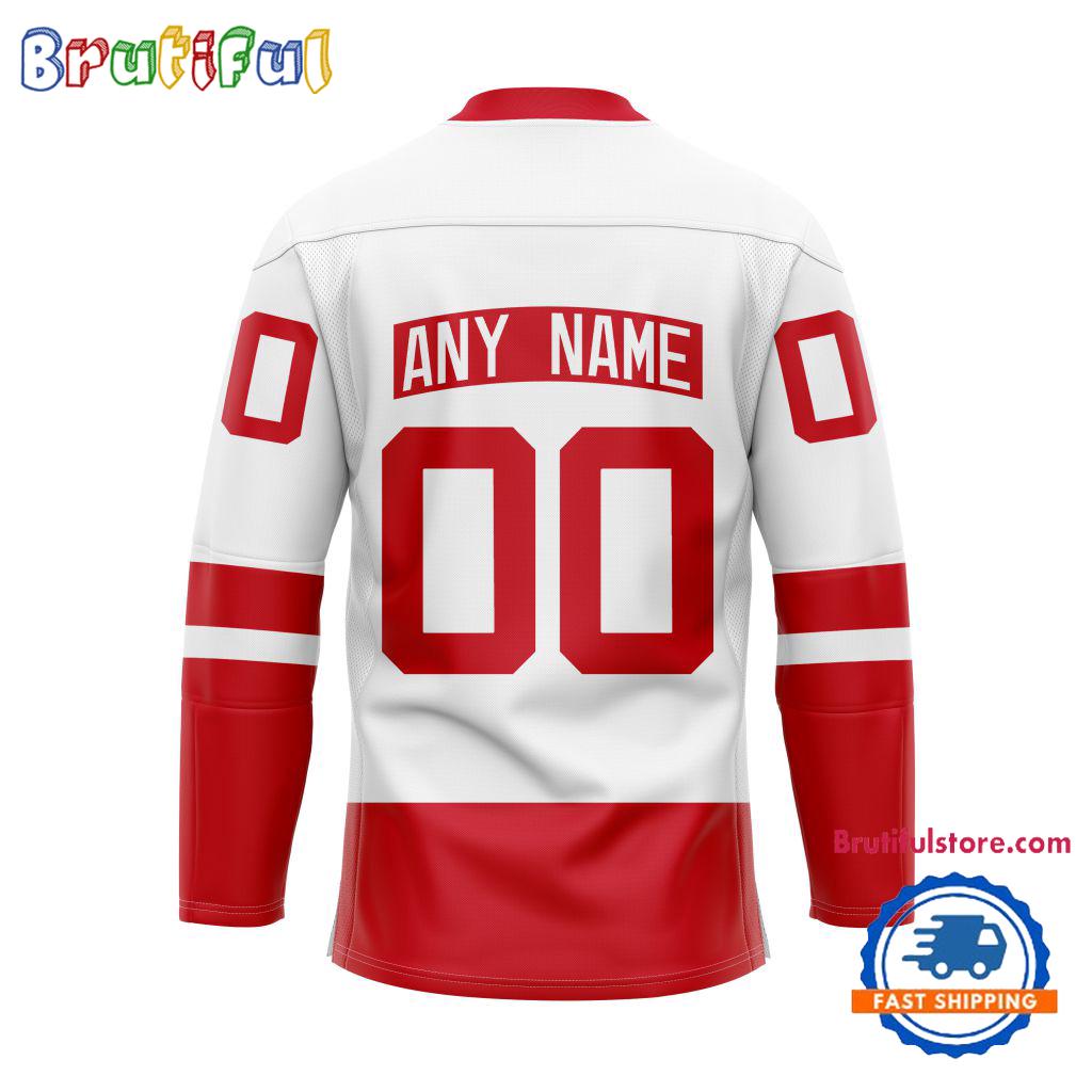 NHL Detroit Red Wings Personalized 2025 Stadium Series Lace Hockey Jersey