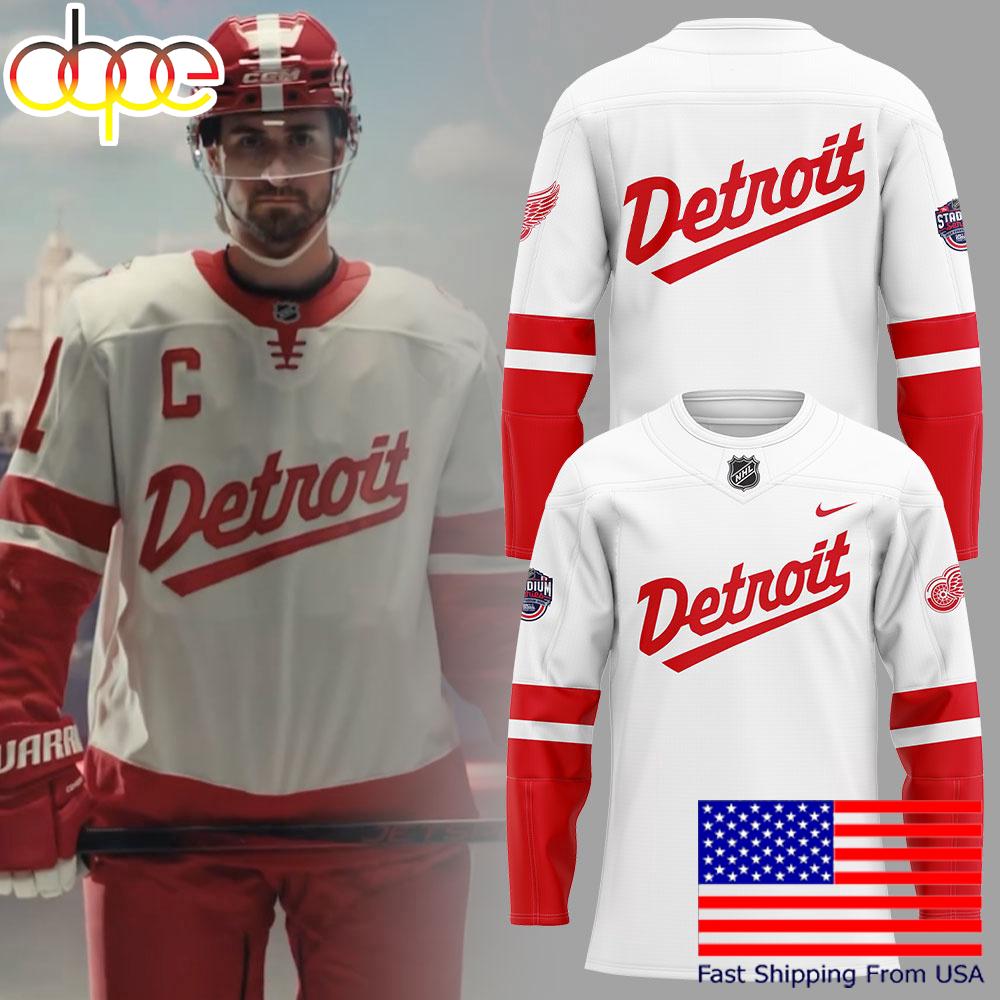 NHL Detroit Red Wings Stadium Series Hockey Jersey