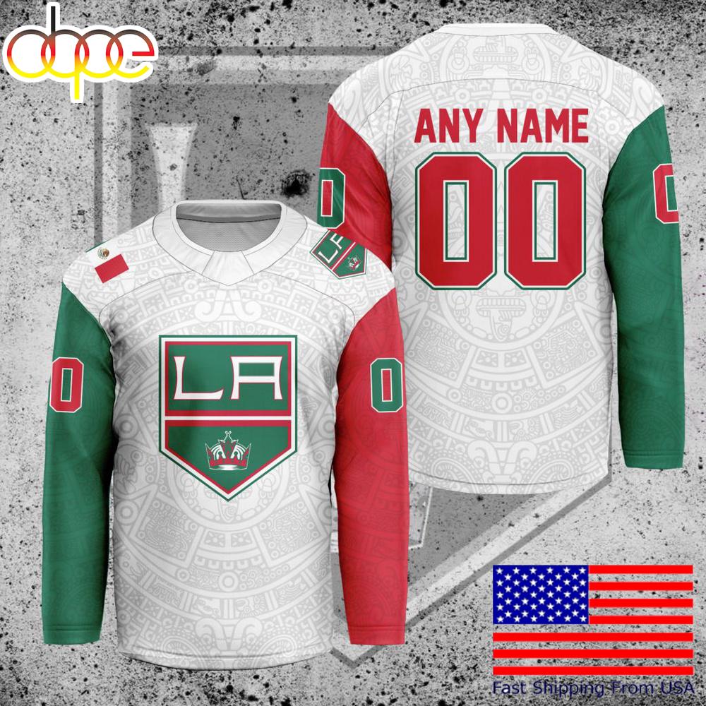 NHL Los Angeles Kings Mexican Heritage Custom Hockey Jersey