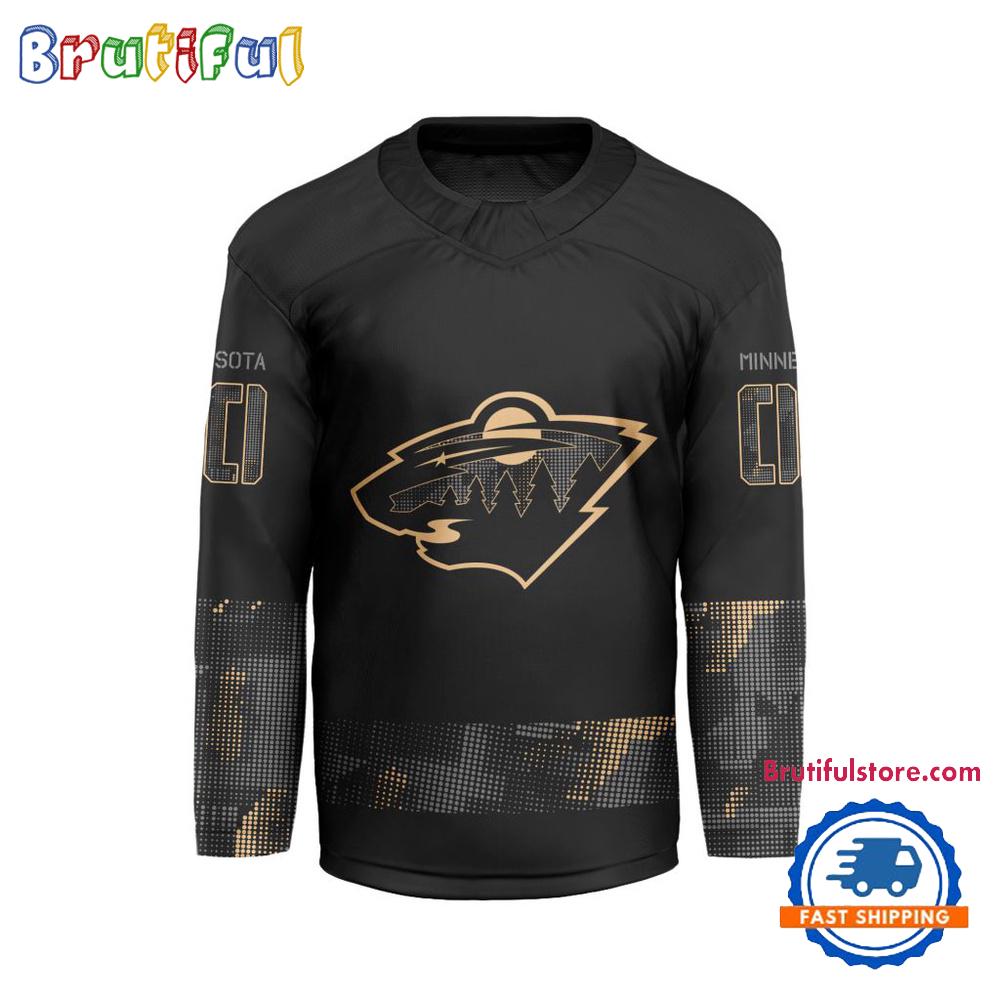 NHL Minnesota Wild Military Appreciation Design Hockey Jersey