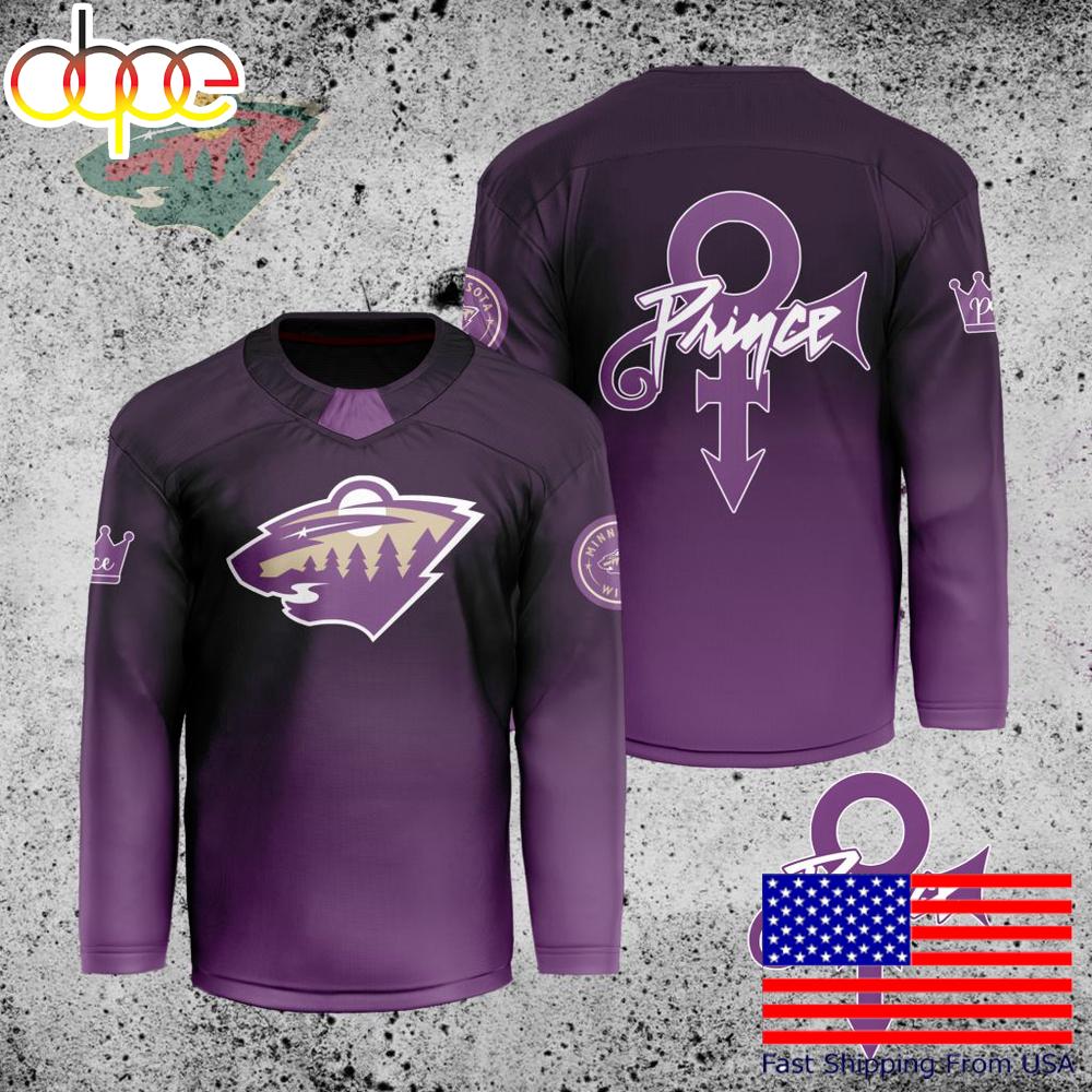 NHL Minnesota Wild Prince Custom Hockey Jersey