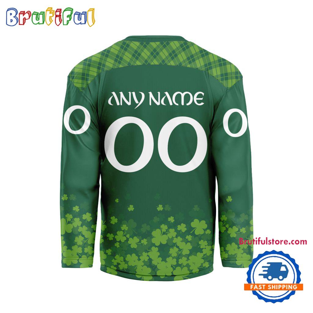 NHL New Jersey Devils St.Patrick's Day New Design Hockey Jersey, NHL Patricks Day Jersey