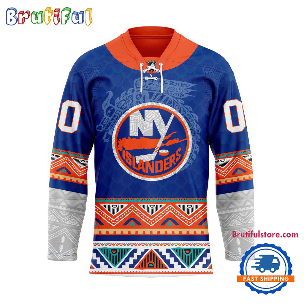 NHL New York Islanders Personalized Native American Hockey Jersey