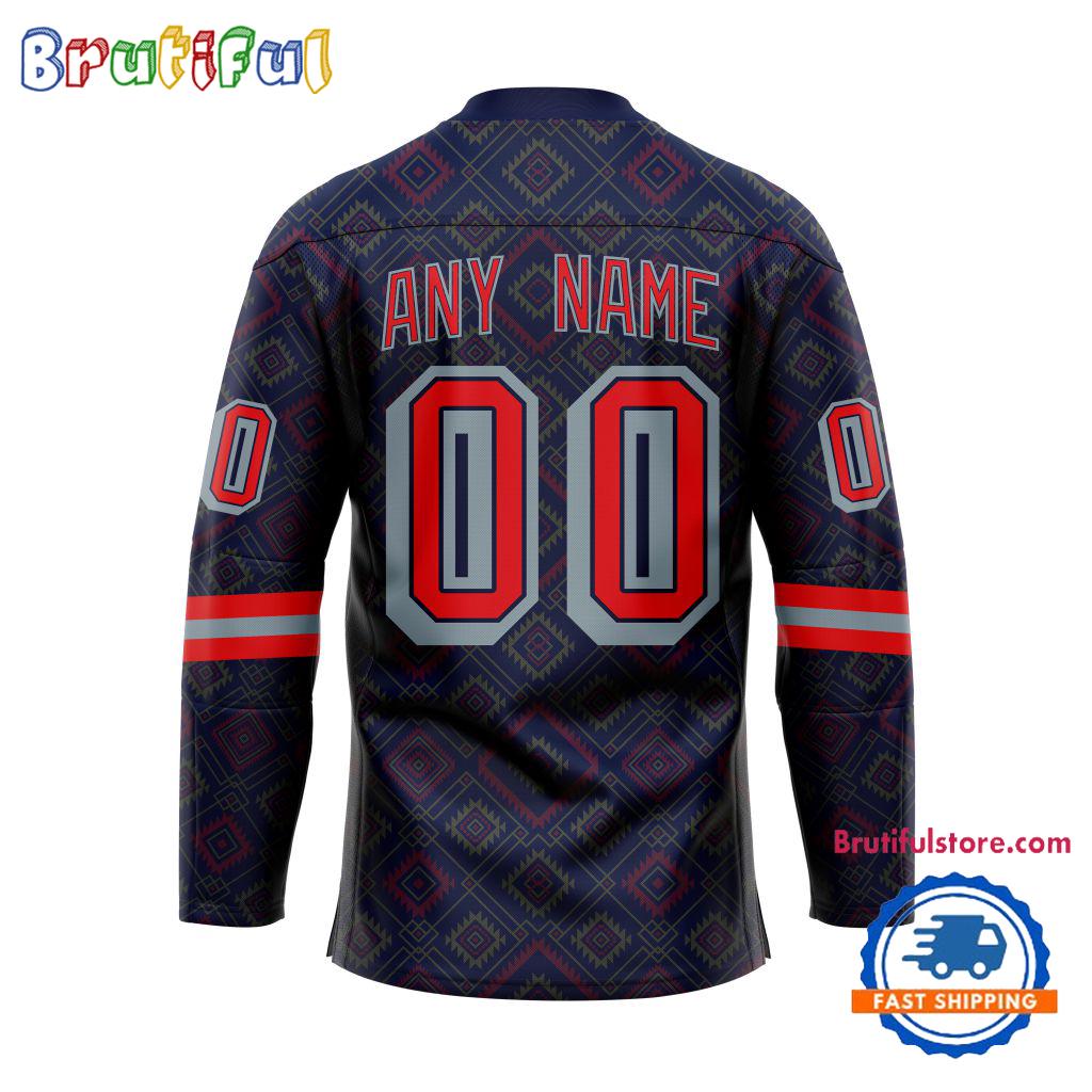 NHL New York Rangers Personalized Native American Hockey Jersey