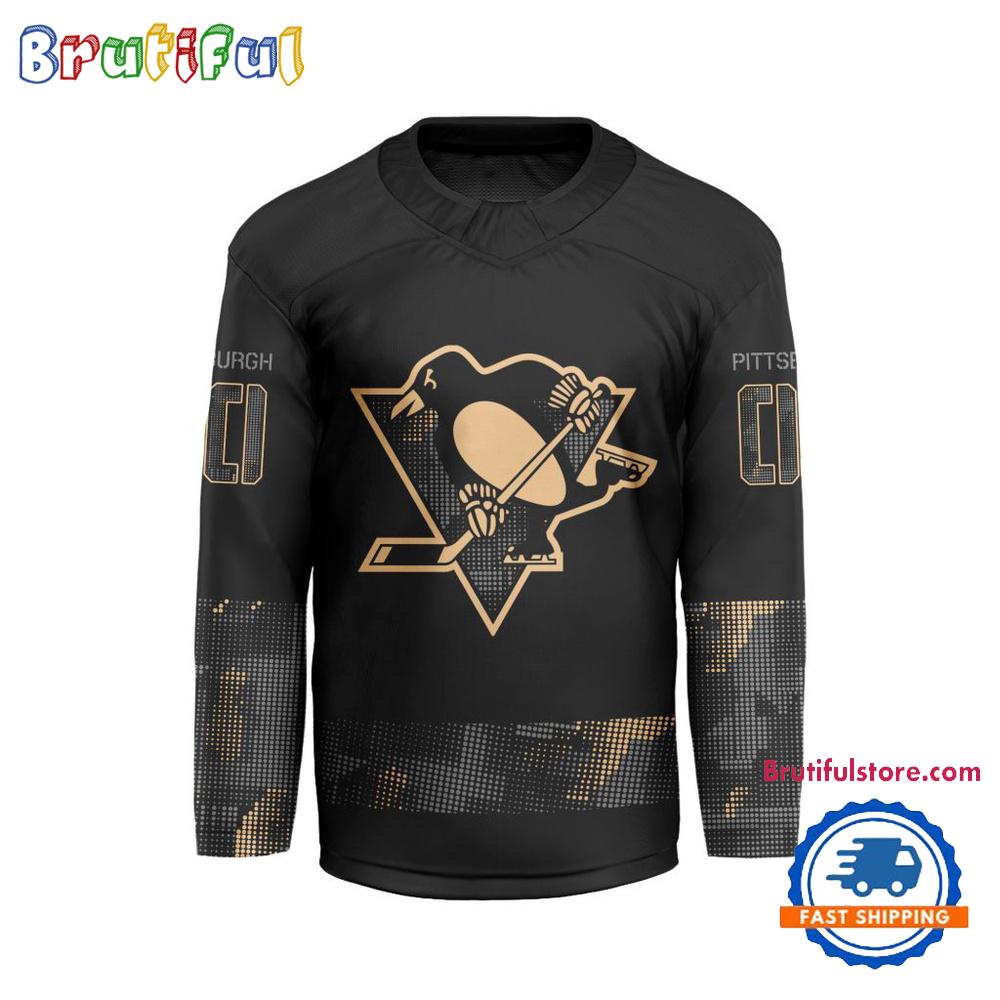 NHL Pittsburgh Penguins Military Appreciation Design Hockey Jersey