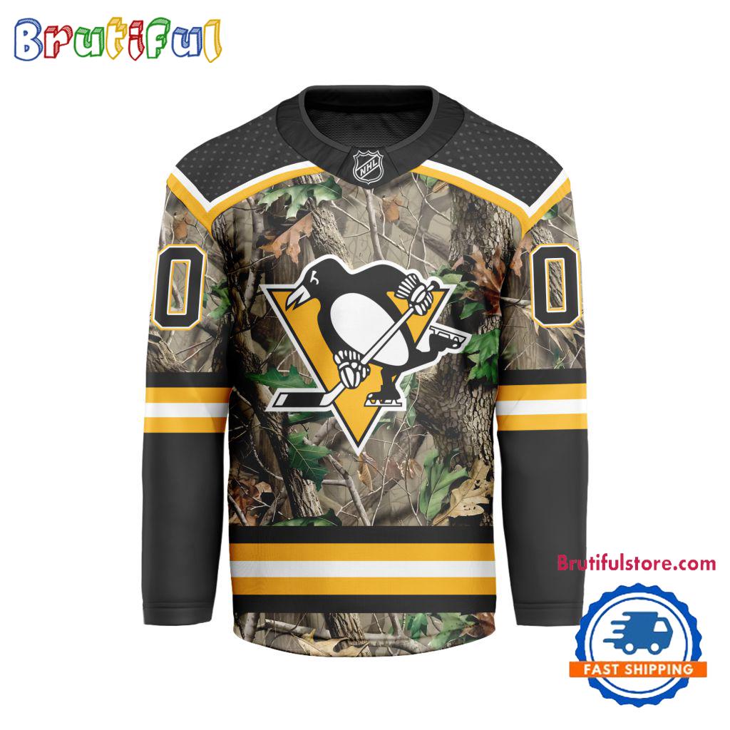 NHL Pittsburgh Penguins Special Realtree Camo Hunting Hockey Jersey